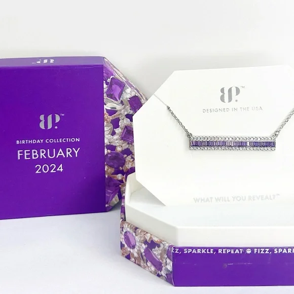 New Bomb Party February 2024 Necklace “Call Me Fabulous “ RBP7002 - Picture 1 of 1